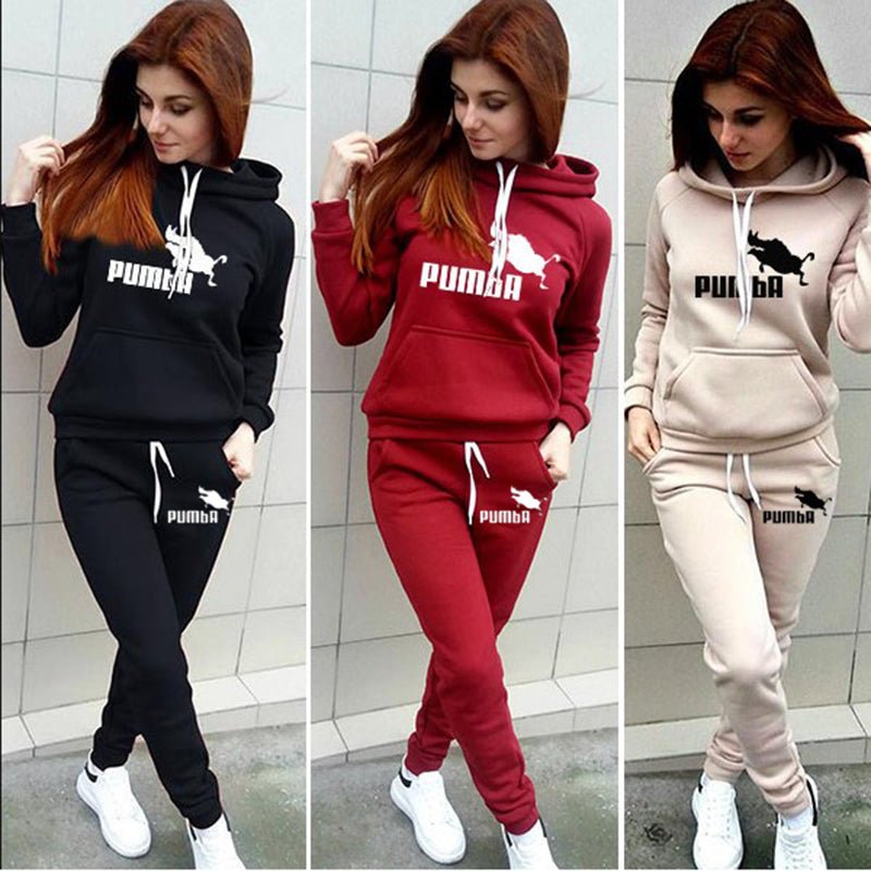 2 Piece Hoodie Jogging Pants Set - Couture by Ava Belinda