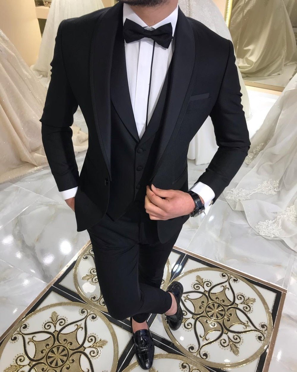 3 Piece Slim Fit Tuxedo - Couture by Ava Belinda