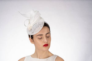 5835H Sinamay Headband Fascinator Cocktail Hat - Couture by Ava Belinda