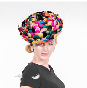 Luxury Fancy Feather Hat