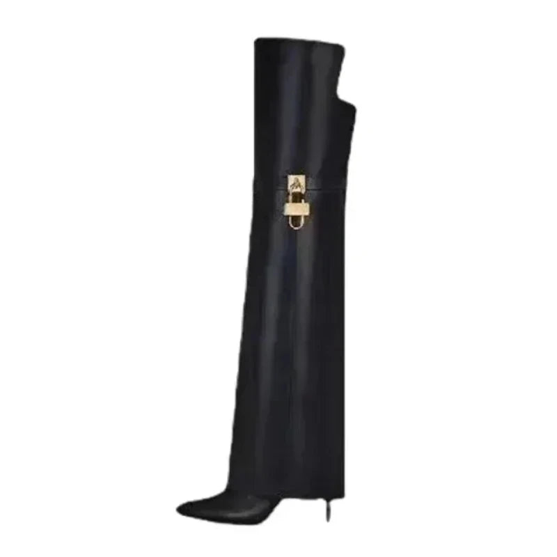 Over The Knee Pointed Toe High Heel Elegant Boots