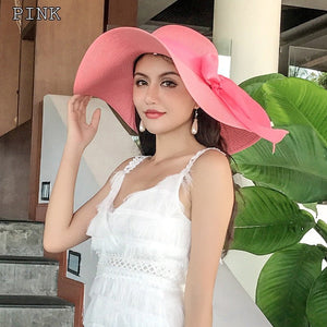 Big Brim Straw Sun Hat - Couture by Ava Belinda