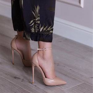Ankle Strap Classic Pointed Toe High-Heeled shoes