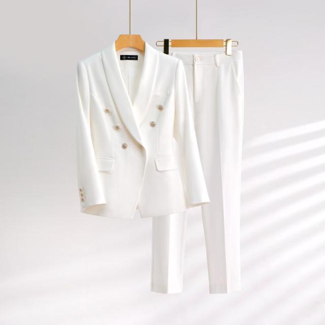 Elegant Two Piece Blazer & Trousers Suit